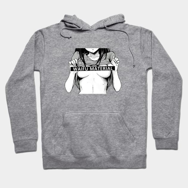 Supreme waifu material hoodie outlet